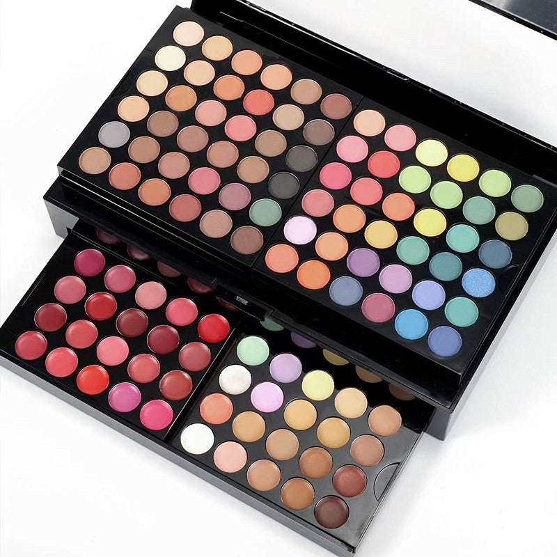 190-Color Matte Makeup Palette Gift Set – Eyeshadow, Blush & More in Stunning Collector Cases