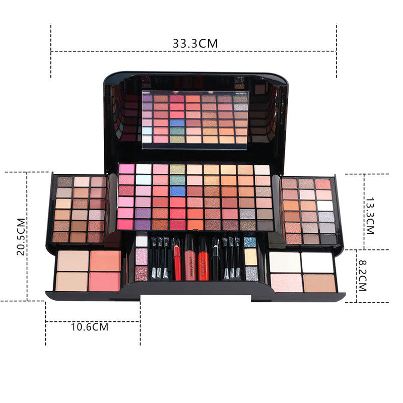 190-Color Matte Makeup Palette Gift Set – Eyeshadow, Blush & More in Stunning Collector Cases