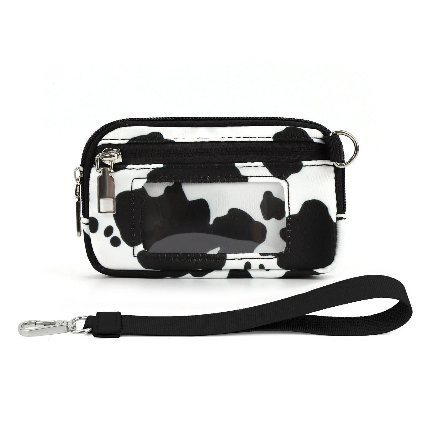 Transparent PVC Card Bag – Portable Wrist Bag for Bank Card & Change Storage