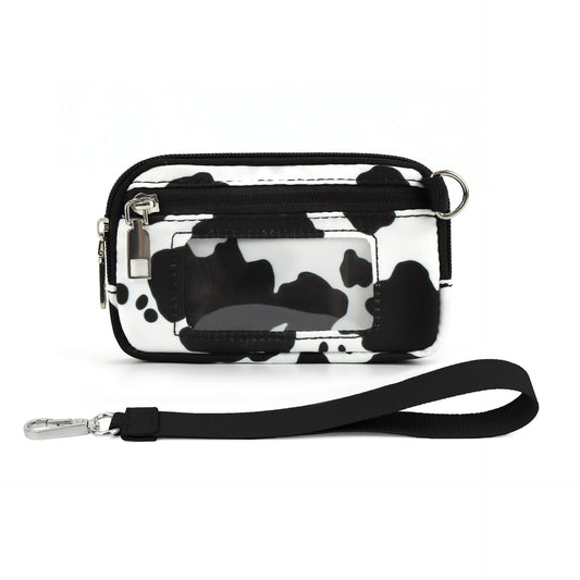 Transparent PVC Card Bag – Portable Wrist Bag for Bank Card & Change Storage