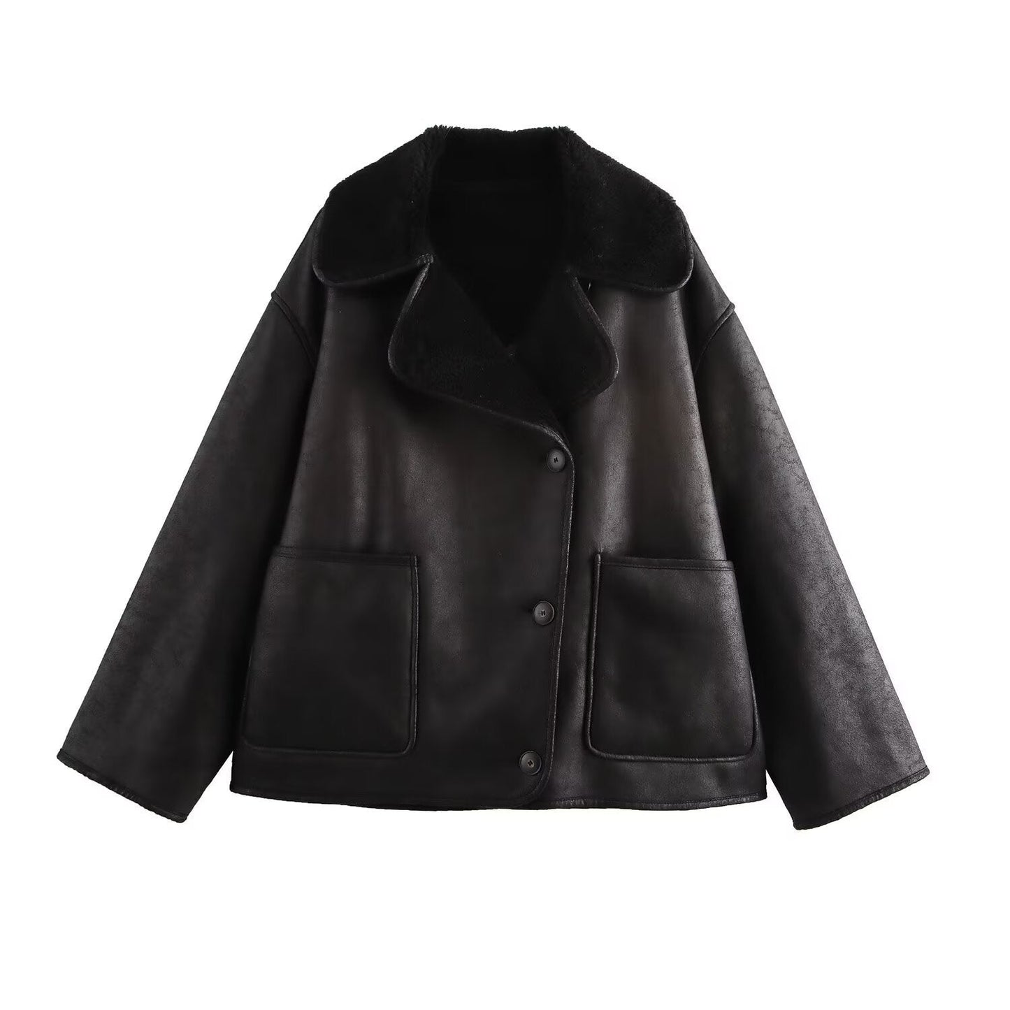 Reversible Fur & Leather Jacket