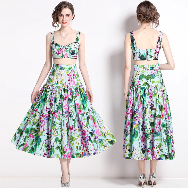 Prominentes kurzärmeliges Kleid