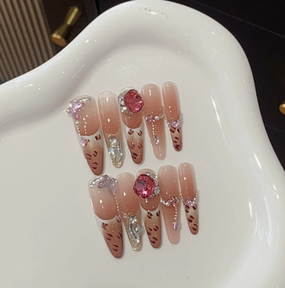 0995- Handmade press on nails fake nails removable