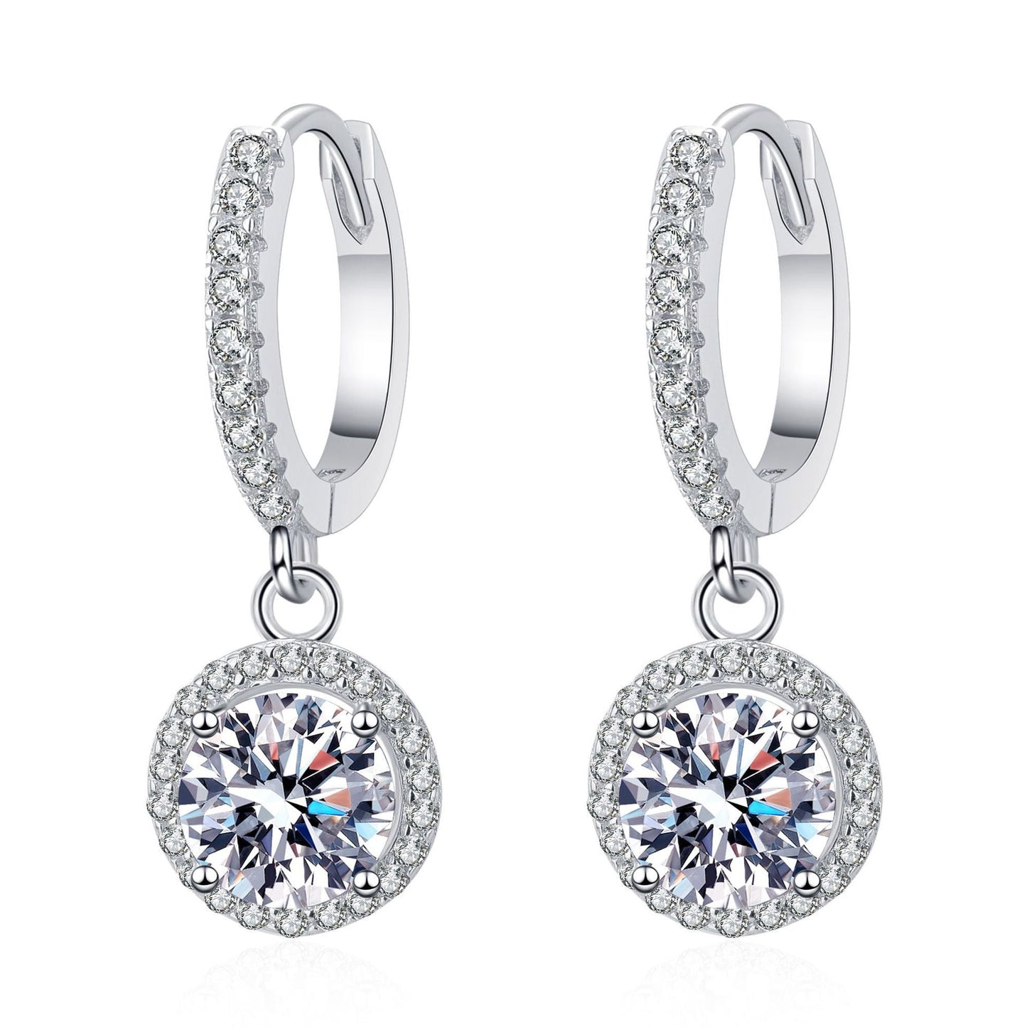Sunflower Full Diamond Stud Earrings