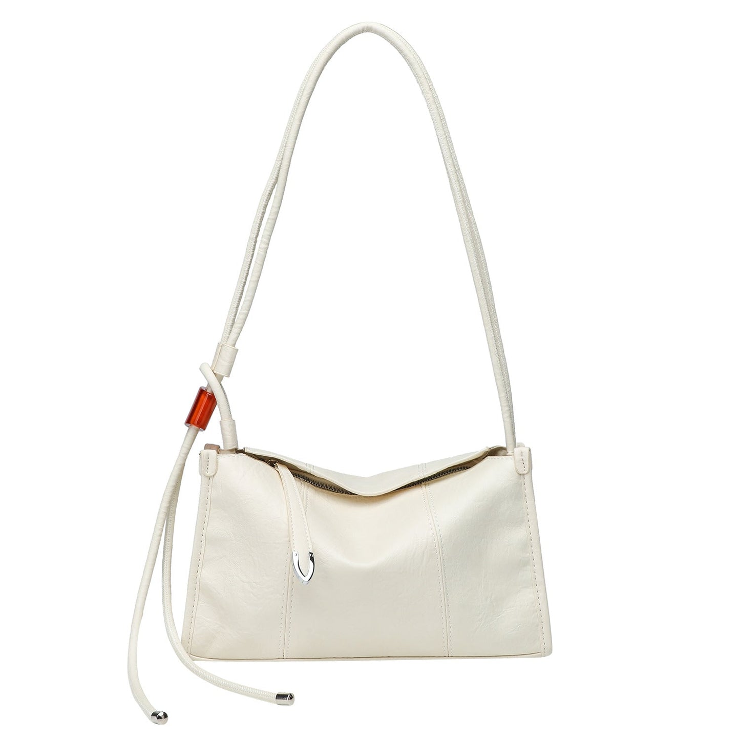 Stylish and minimalist design commuter hobo bag ladies, bag large capacity pleated shoulder shoulder bag, chic elegant shoulder purse