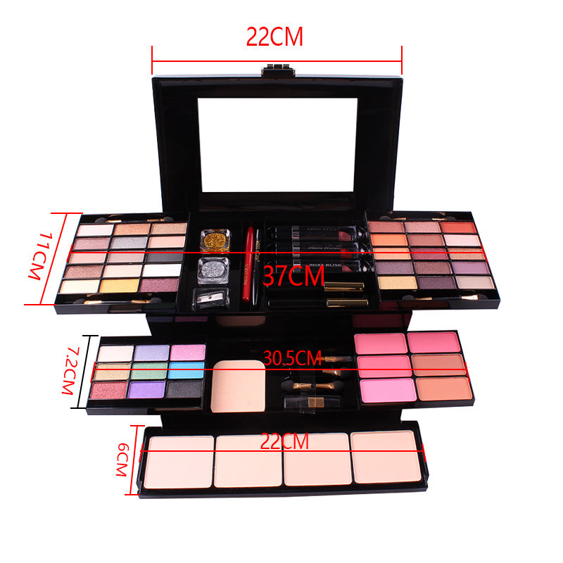 190-Color Matte Makeup Palette Gift Set – Eyeshadow, Blush & More in Stunning Collector Cases