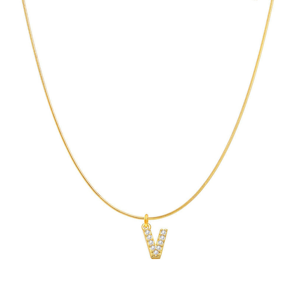 Fashion Personality Round Snake Clavicle Chain Female