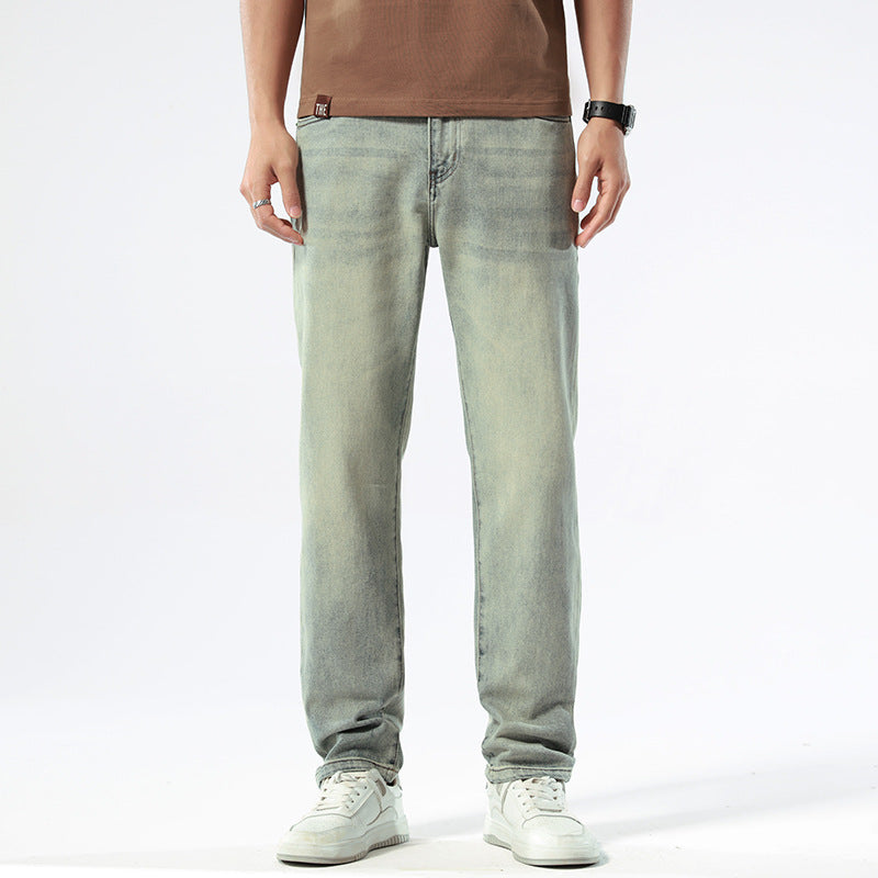 Casual Stretch Nostalgic Pencil Jeans Men