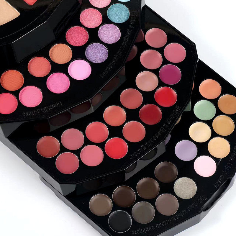 190-Color Matte Makeup Palette Gift Set – Eyeshadow, Blush & More in Stunning Collector Cases