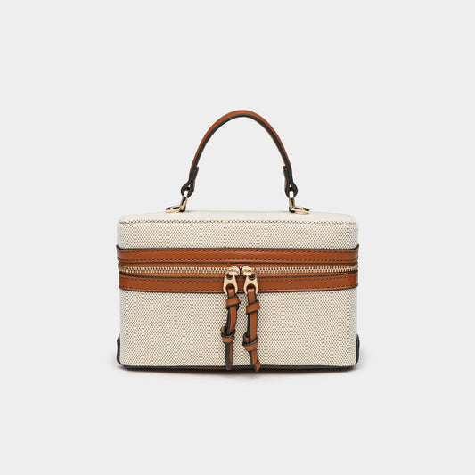 Chic Women's Bag Spring Shoulder Bag – Portable Hard Fashion Small Square Bag for Everyday Style Crossbody