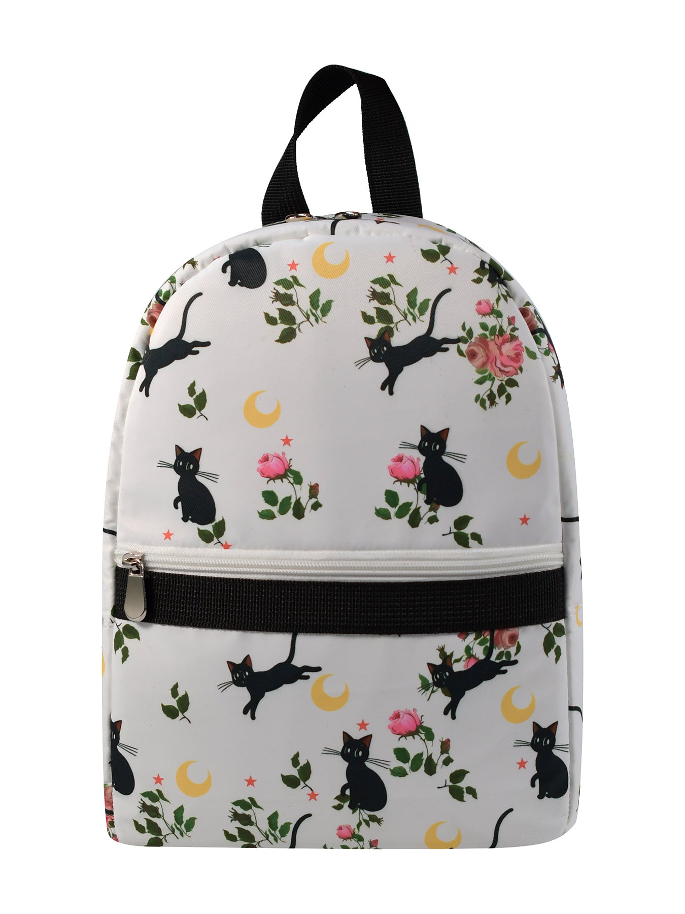 Nylon waterproof printed backpack, stylish large capacity women's travel backpack purse, storage backpack,