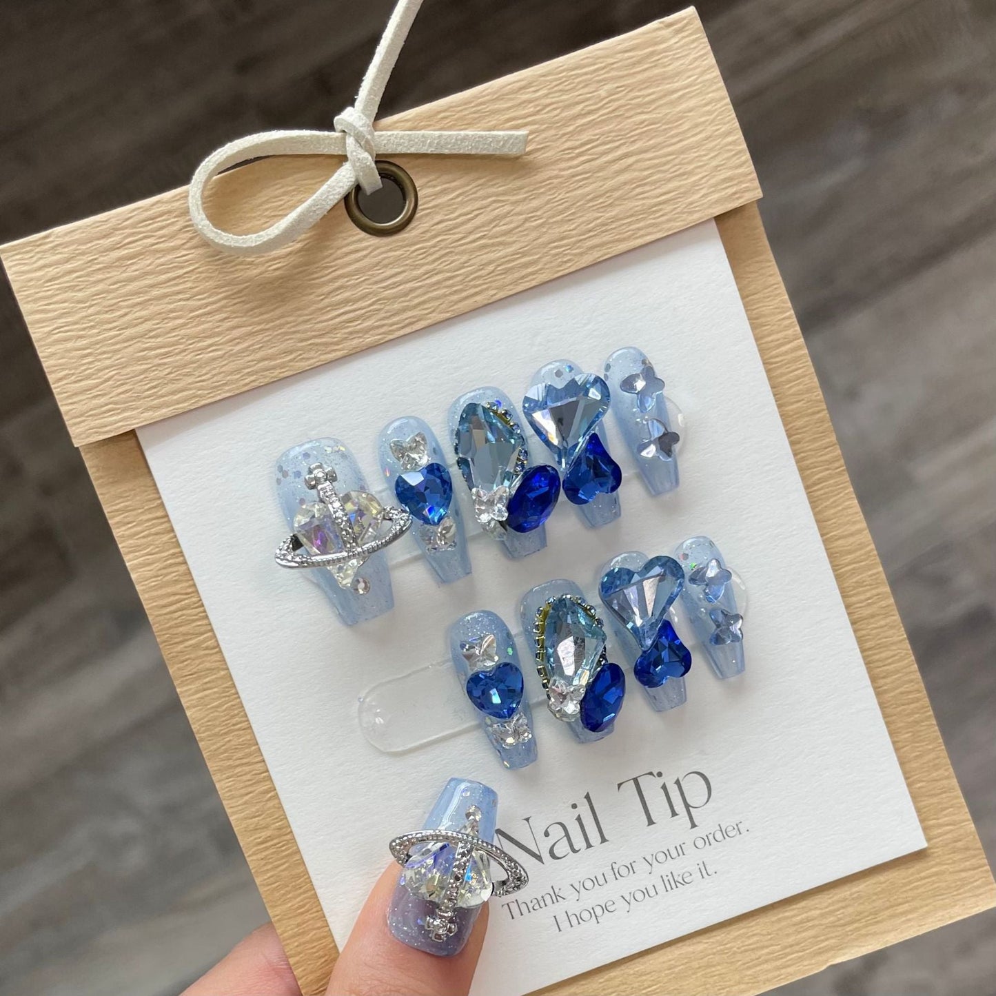 1024- Handmade press on nails fake nails removable