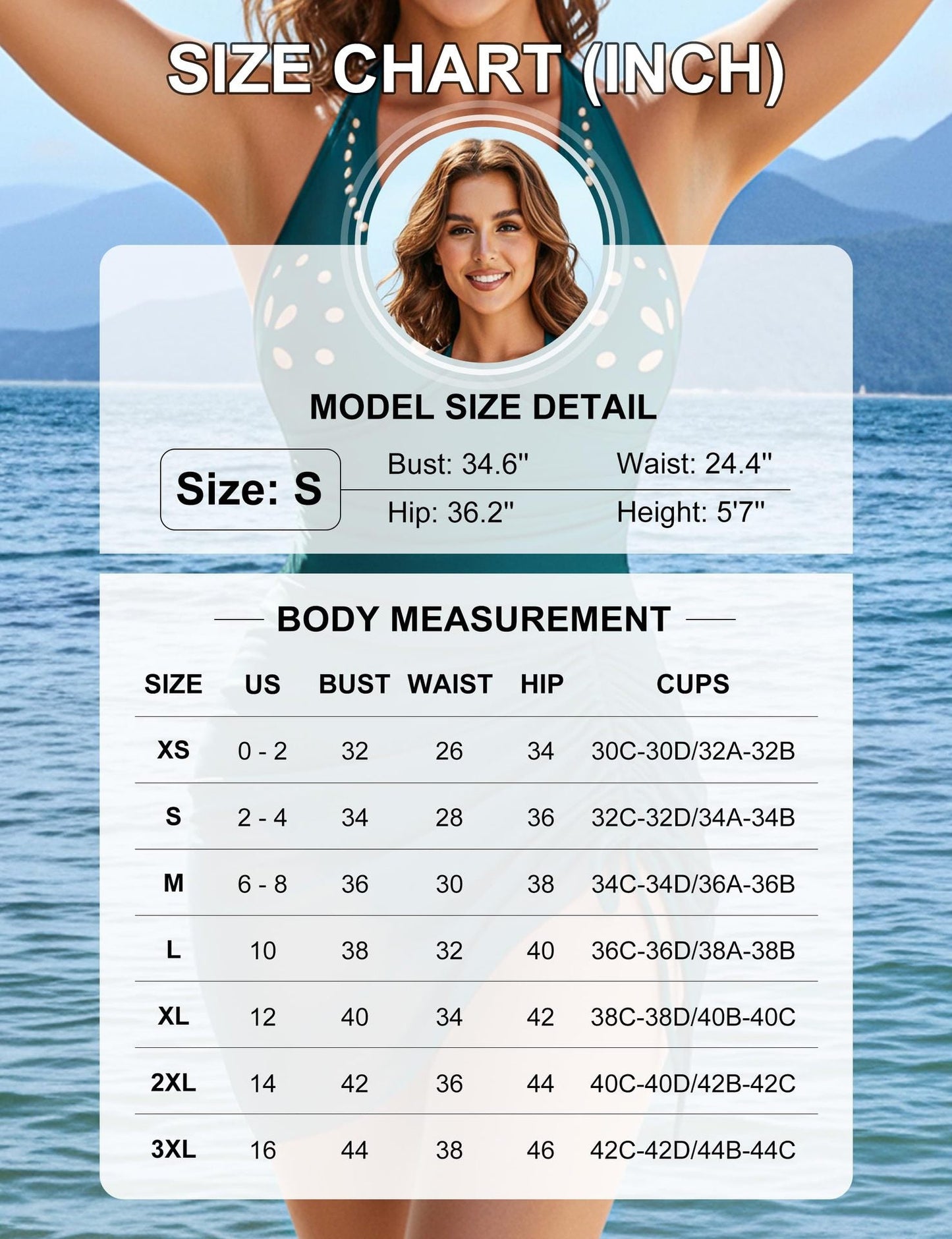 Solid Color One Piece Swimsuit Women's Sexy Hollow Out Bikini