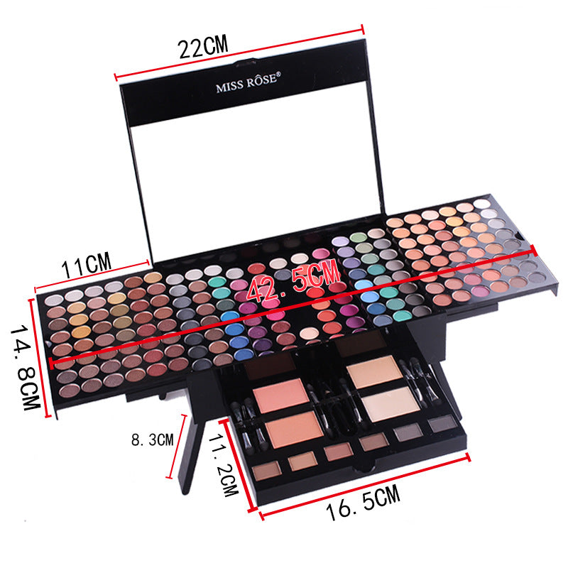190-Color Matte Makeup Palette Gift Set – Eyeshadow, Blush & More in Stunning Collector Cases