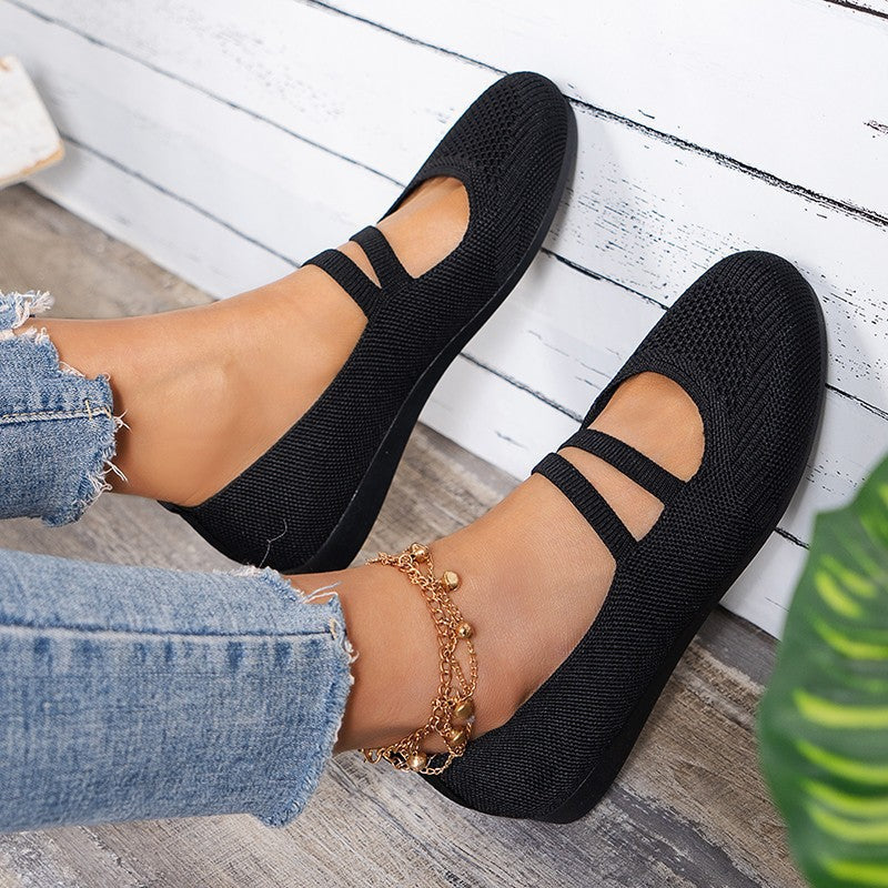 Fashionable Breathable Soft Bottom Mom Shoes
