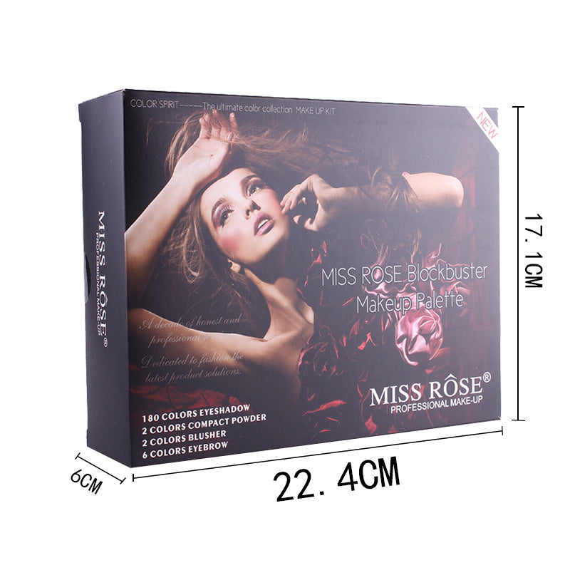 190-Color Matte Makeup Palette Gift Set – Eyeshadow, Blush & More in Stunning Collector Cases