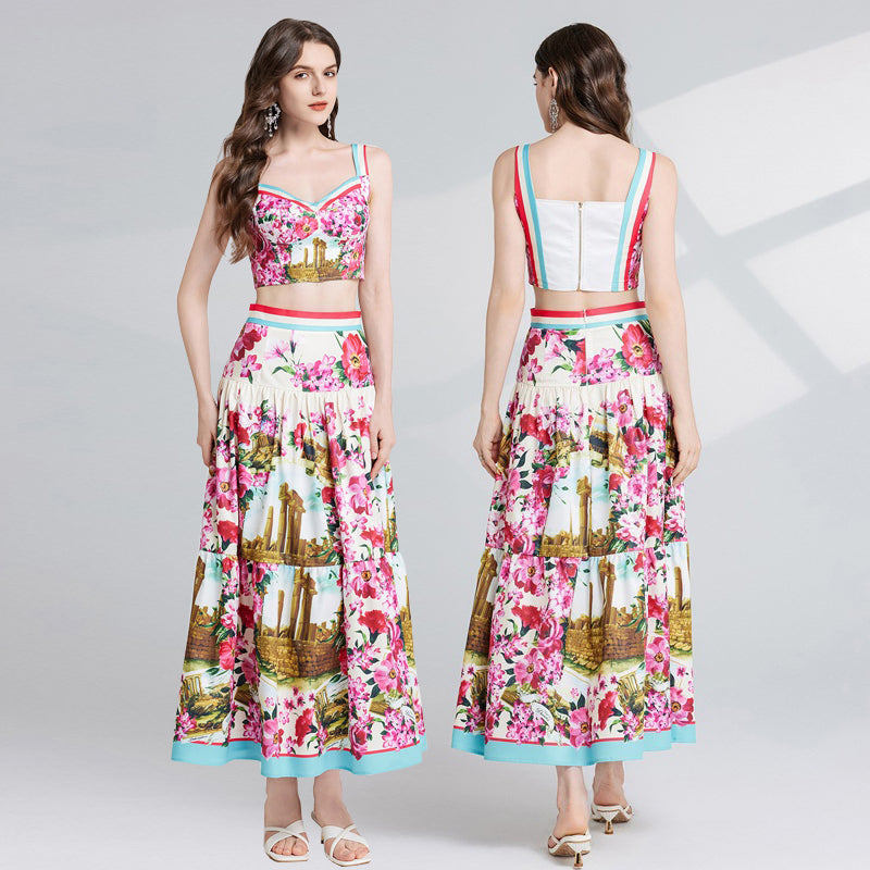 Robe d'été courte à manches courtes pour célébrité