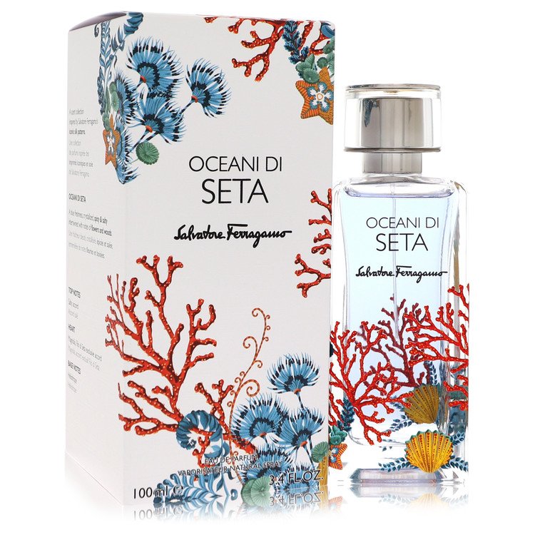 Oceani Di Seta by Salvatore Ferragamo Eau De Parfum Spray (Unisex) 3.4 oz für Damen