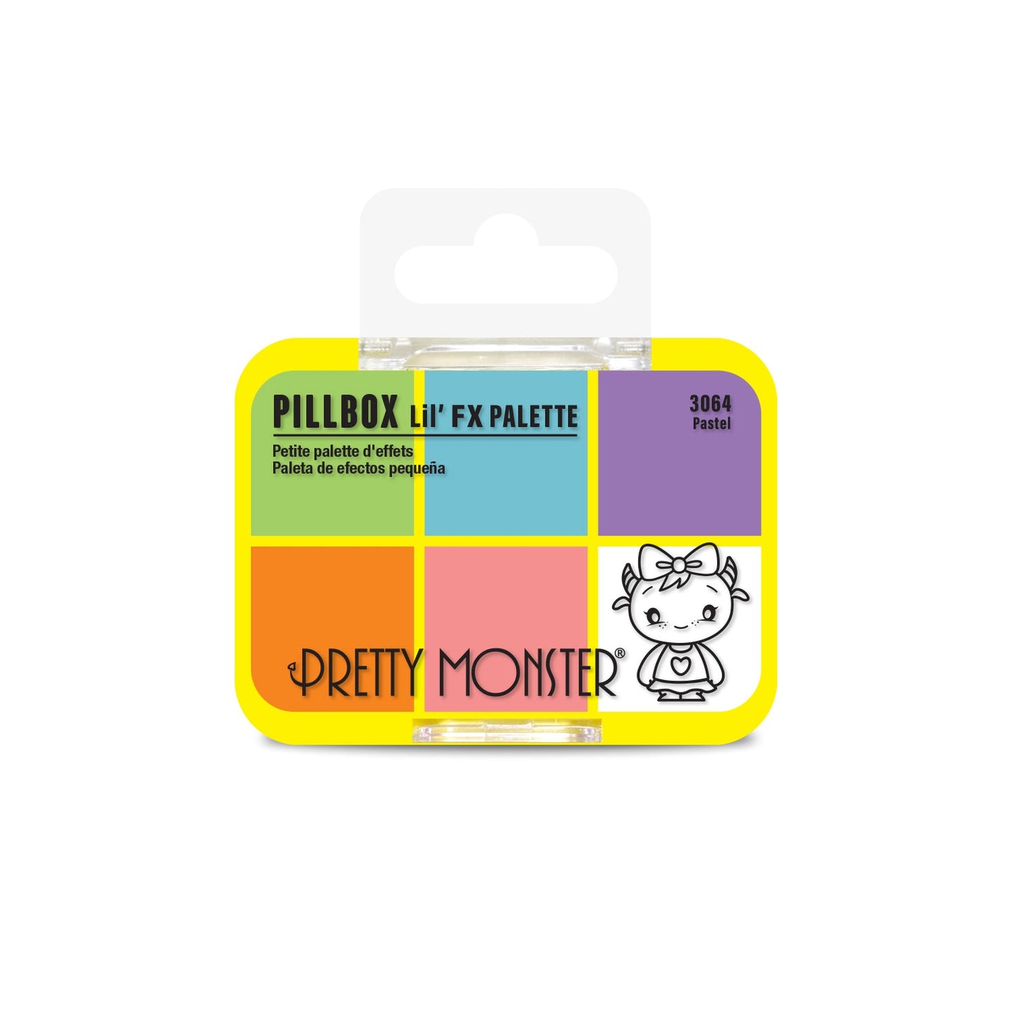 Palette Pretty Monster Pillbox Lil' FX - Pastel