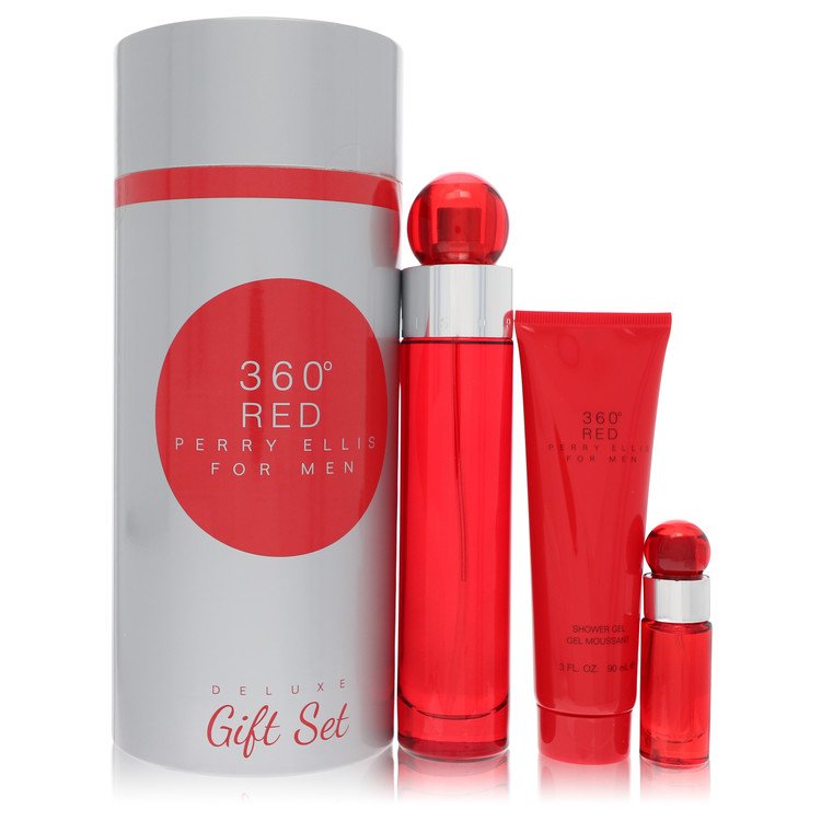 Coffret Cadeau Perry Ellis 360 Red par Perry Ellis -- pour Homme