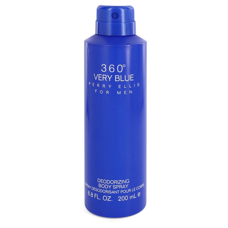 Perry Ellis 360 Very Blue von Perry Ellis Körperspray (ohne Verpackung) 200 ml für Herren