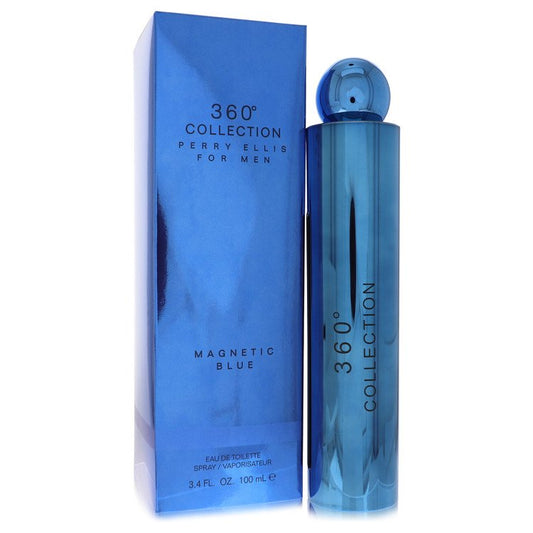 Perry Ellis 360 Collection Magnetic Blue von Perry Ellis Eau De Toilette Spray 100 ml für Herren