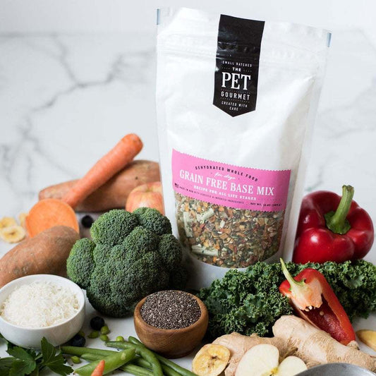 Grain Free Dog Food PremixPet SuppliesOur premix blends make it easy for you to cater to your dog's unique tastes and needs. With this grain-free dog food base mix, all you have to do is select a protein