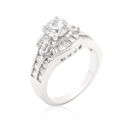 Avera Centennial Ring In Polished Sterling Silver