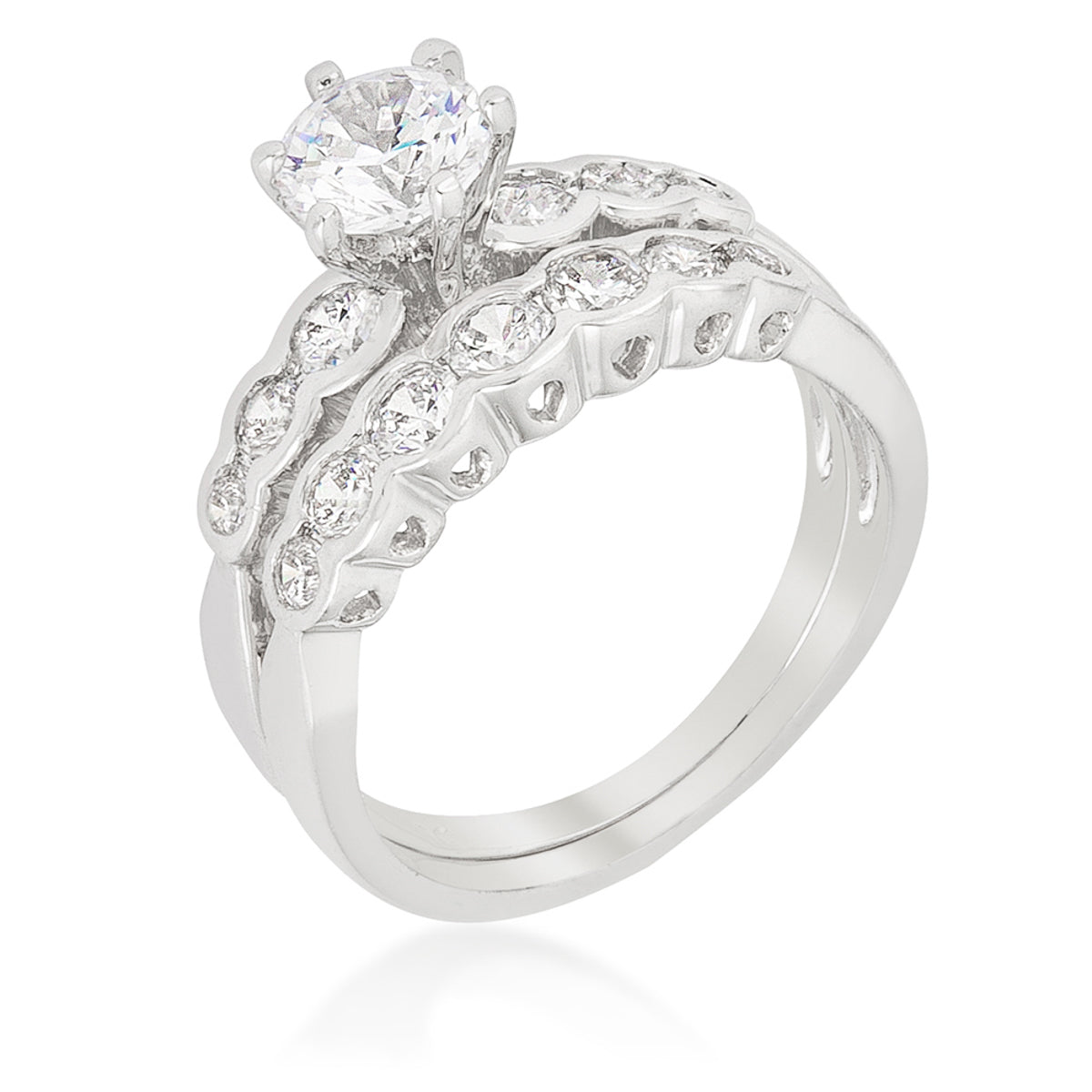 Abgestuftes Hochzeitsschmuckset