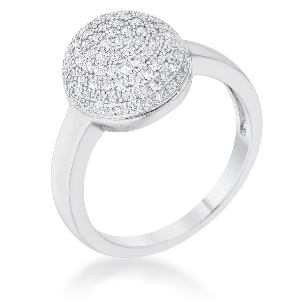 Brie 0.6ct CZ Contemporary Sphere Ring