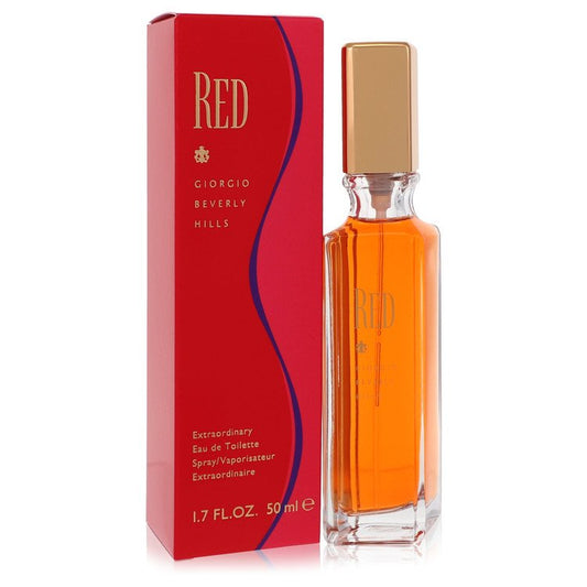 Red by Giorgio Beverly Hills Eau De Toilette Spray 1.7 oz für Damen