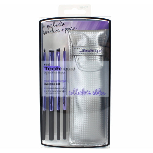 Real Techniques Limited Edition Eyelining Set – Plüschige Synthetikborsten