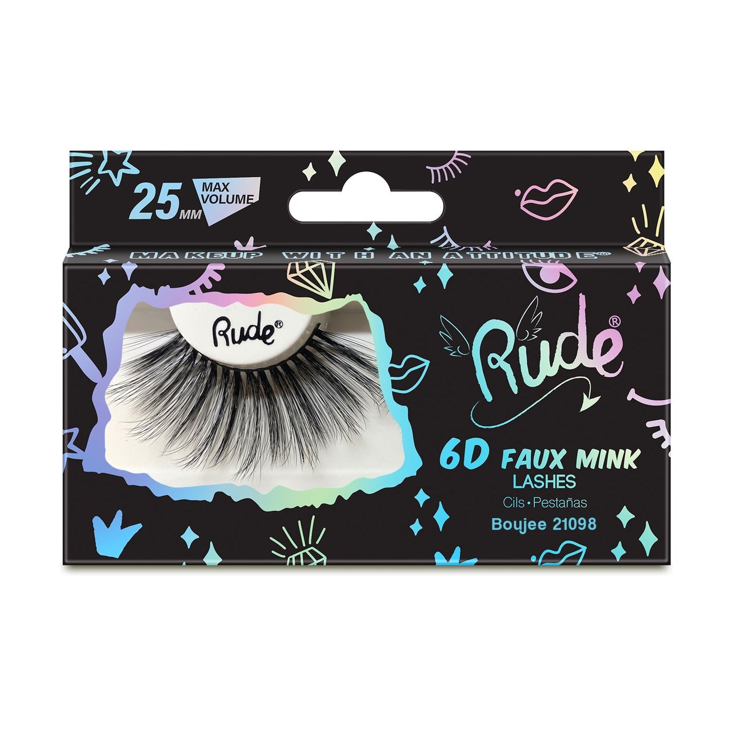RUDE Faux-Nerz 6D Wimpern – Boujee