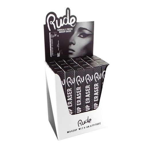 RUDE Surgically Precise Makeup Eraser Display-Set, 24 Stück