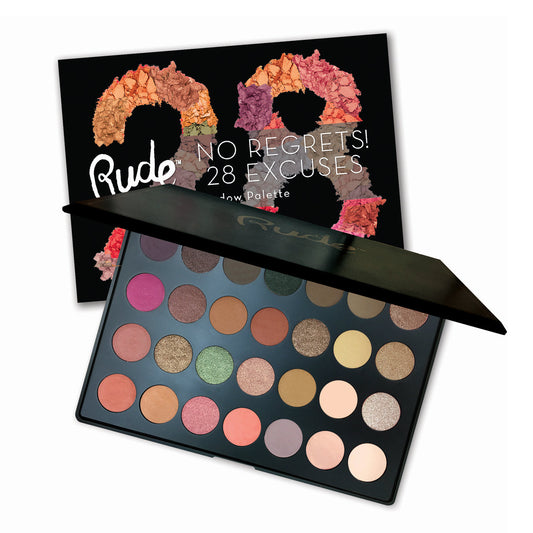 RUDE No Regrets! 28 Lidschatten-Palette (DC) – Jungfrau