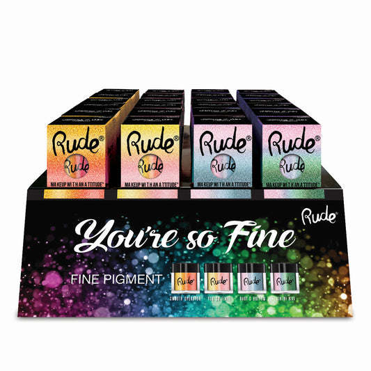 RUDE You're So Fine Pigment Acryl-Display, 48 Stück