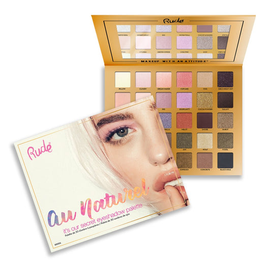 RUDE Au Naturel - Palette de 30 fards à paupières