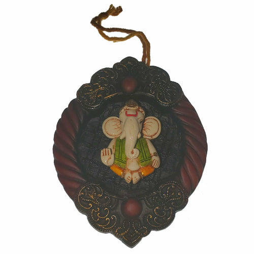 Figurine de Ganesh petite décoration divinité hindoue bénédiction