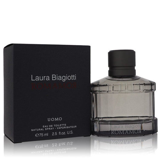 Romamor Uomo by Laura Biagiotti Eau De Toilette Spray 75 ml für Herren