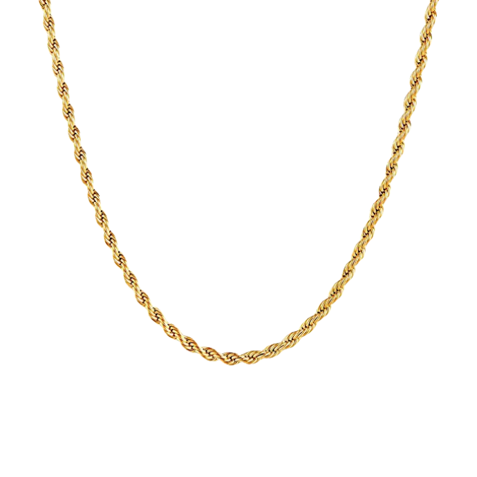 Klassische Kordelkette in Gold oder Silber – ideal solo oder im Layering