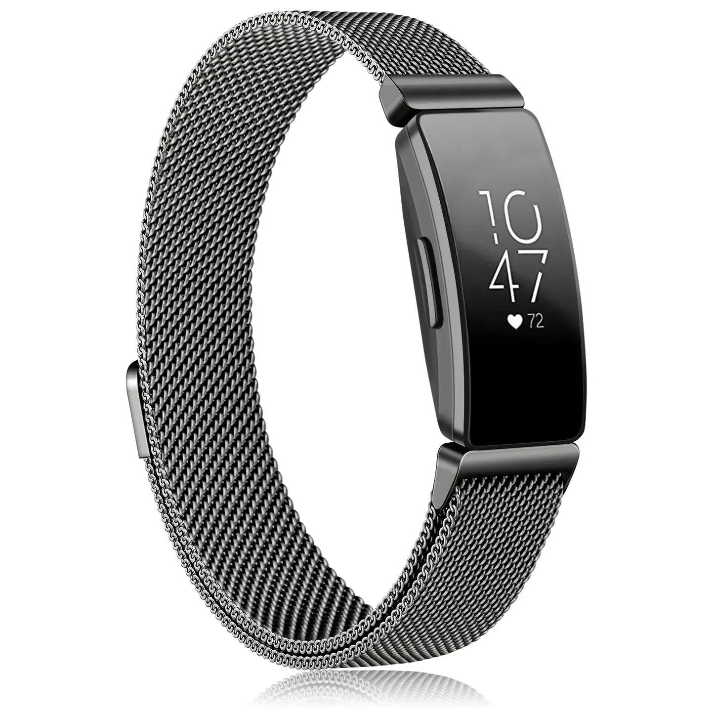 Bracelet Milanais Aimanté en Acier Inoxydable Fitbit Inspire 2, 1, HR