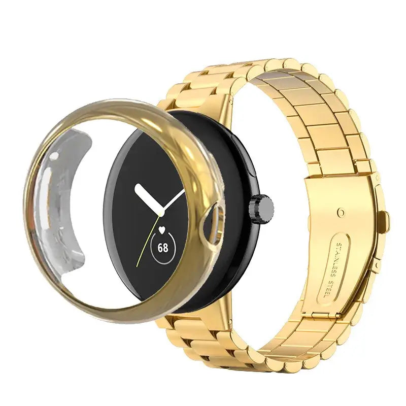 Bracelet et boîtier en acier inoxydable Google Pixel - Design de qualité supérieure