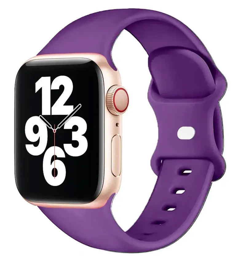 Apple Watch Silikonarmband - Weiches wasserdichtes flexibles Armband