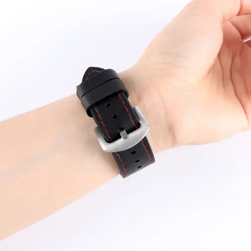 Samsung Galaxy Watch Lederarmband - Klassisches Premium-Design