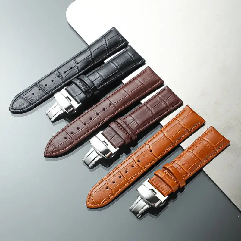 Bracelet en cuir Samsung Galaxy Watch - Design classique haut de gamme