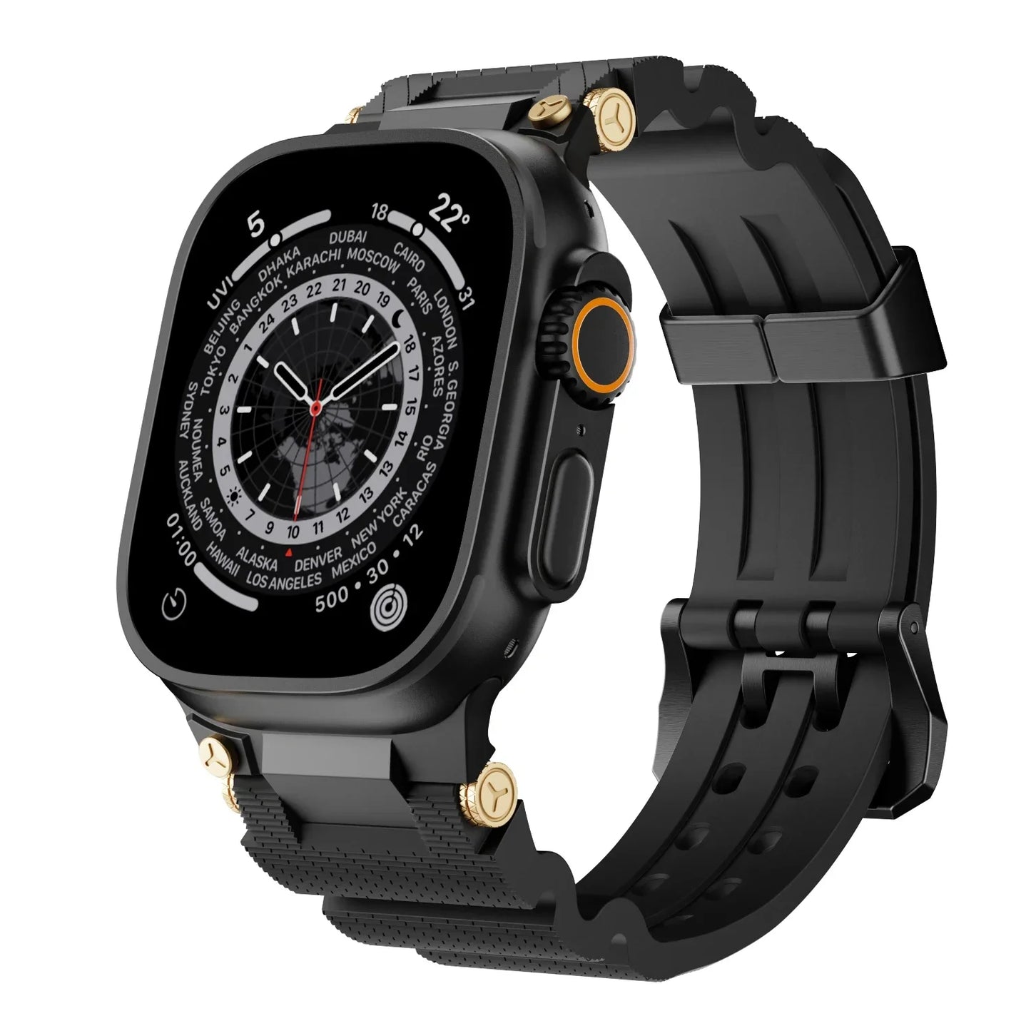 Bracelet de sport en silicone pour Apple Watch - Bracelet en caoutchouc étanche