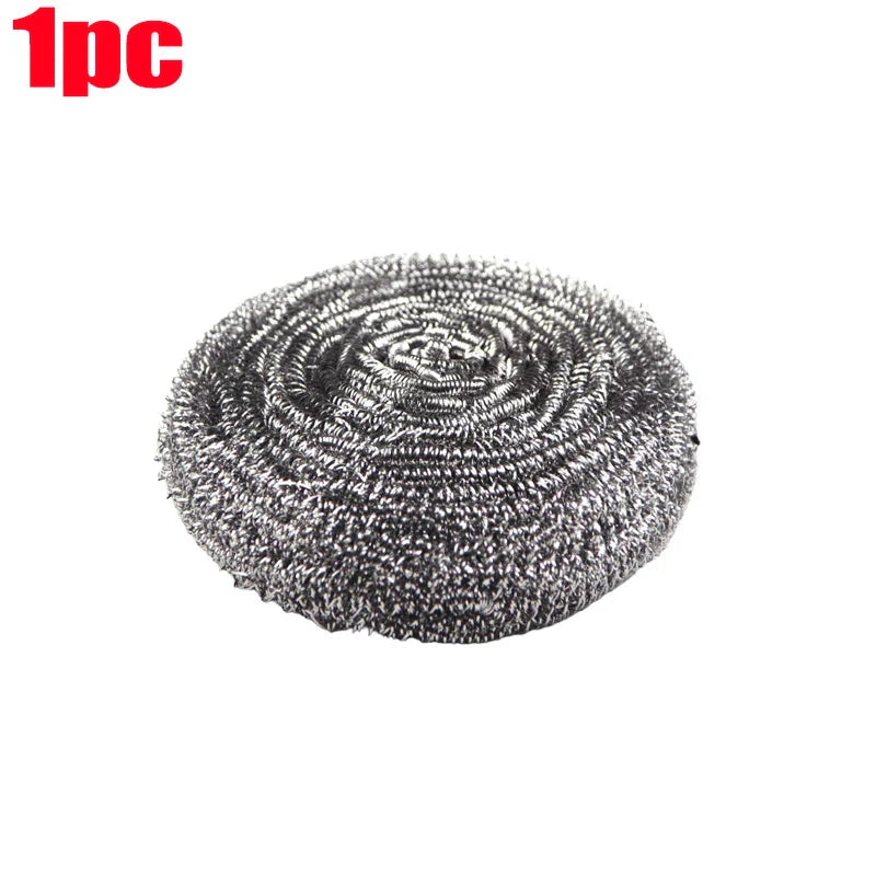Steel Wire Scrubbing Balls – Kitchen Pot, Pan & Dish Cleaner | Oil & Rust Remover