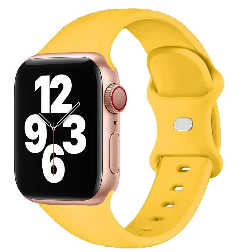 Apple Watch Silikonarmband - Weiches wasserdichtes flexibles Armband