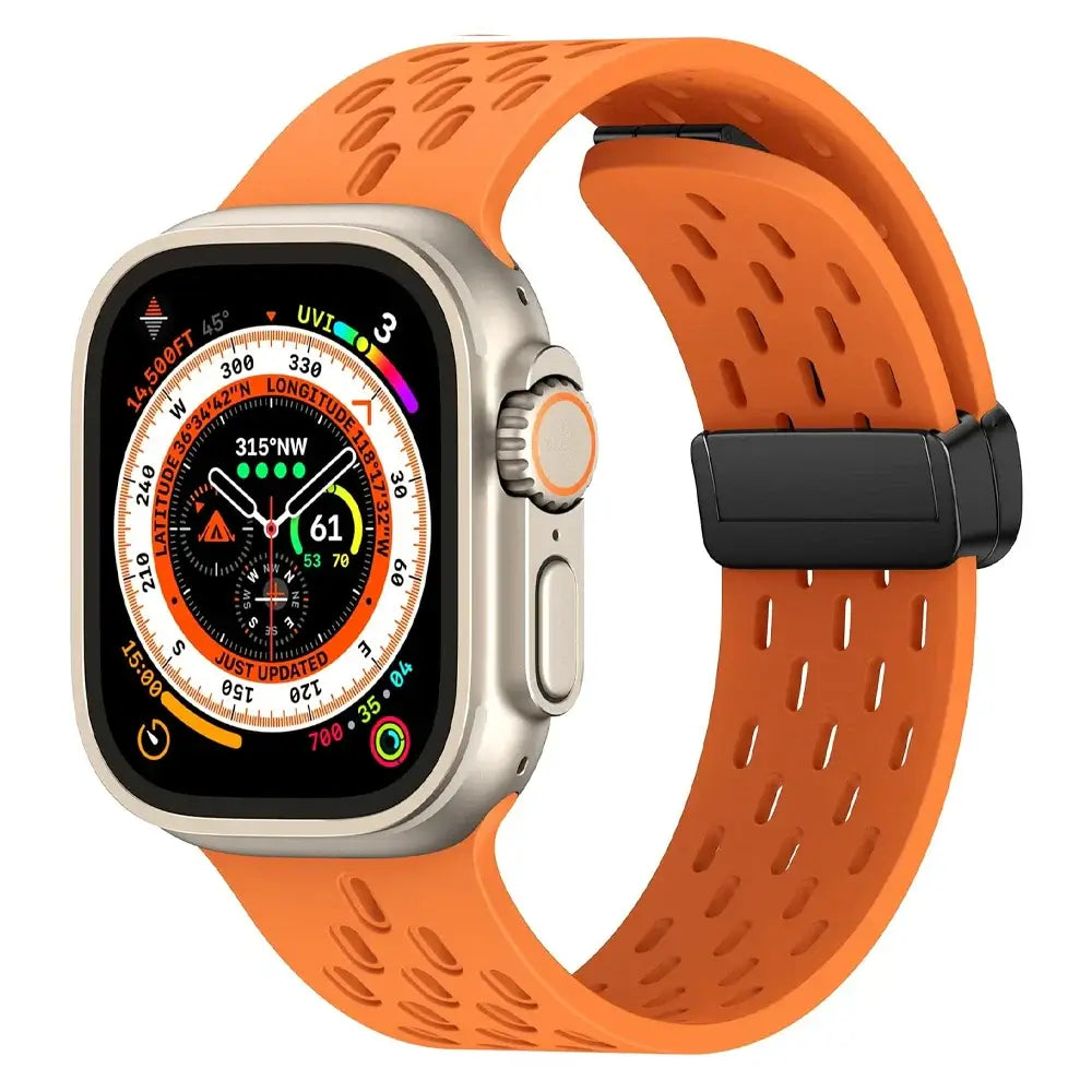 Apple Watch Silikonarmband – Atmungsaktives, bequemes Armband