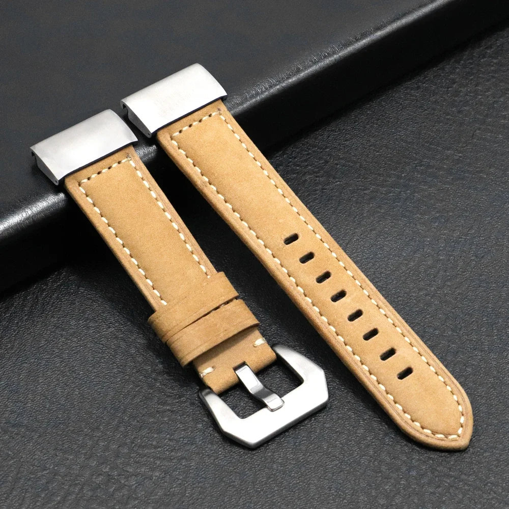 Bracelet en cuir véritable Garmin – Élégant et durable